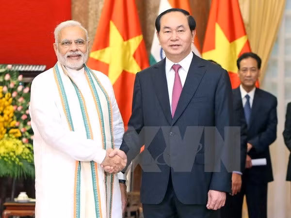 Vietnam e India fomentan asociación estratégica ảnh 1