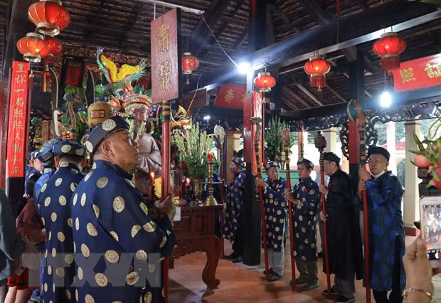Valores de Festival Ky Yen del templo de Tan An lo afirman como reliquia cultural vietnamita ảnh 1