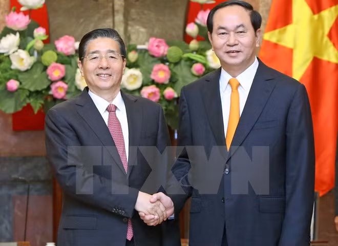 Presidente de Vietnam recibe a ministro de Seguridad Pública de China ảnh 1