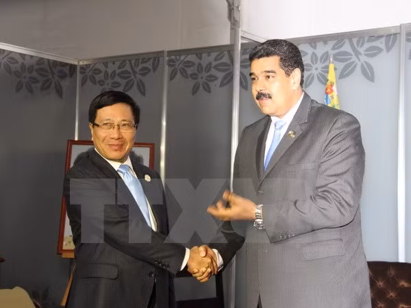 Vicepremier vietnamita recibido por Nicolás Maduro ảnh 1