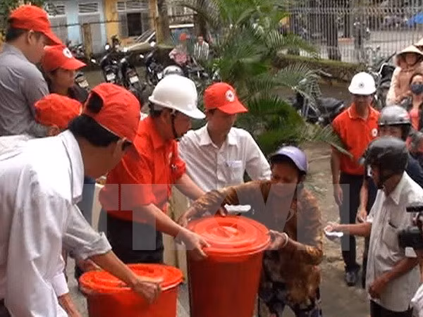 Ensayan en ciudades vietnamitas plan de prevención contra desastres ảnh 1