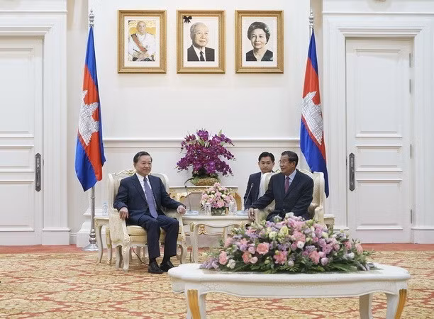 Vietnam y Camboya estrechan cooperación en seguridad ảnh 1