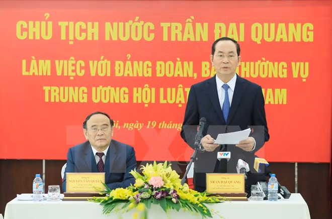Vietnam continuará facilitando actividades de la Asociación de Juristas, afirmó Presidente ảnh 1