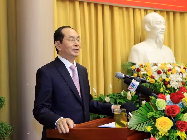 Presidente vietnamita urge a estimular el desarrollo de economía privada ảnh 1