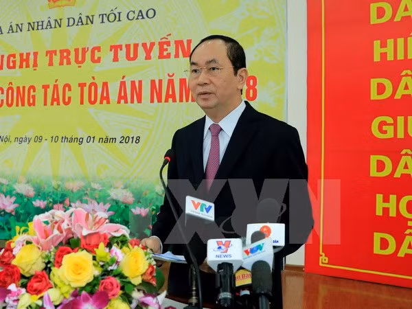 Presidente de Vietnam insta a sancionar estrictamente delincuentes de corrupción ảnh 1