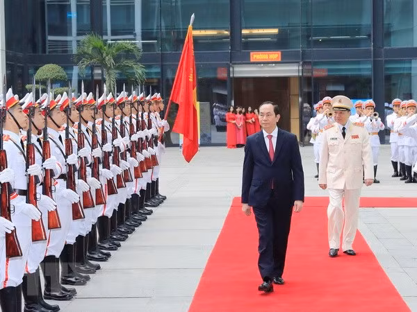 Exigen fomentar labores de fuerza logística-técnica de Seguridad Pública Popular de Vietnam ảnh 1
