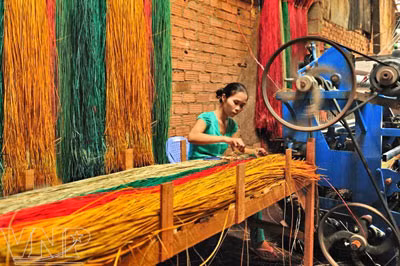 Promueve Vietnam oficio de elaboración de esteras tejidas Long Dinh ảnh 1