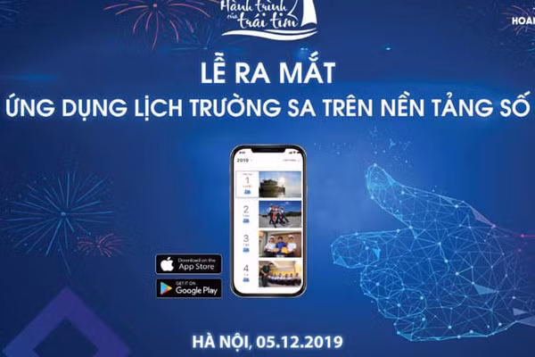 Publican aplicación móvil de calendario con imágenes de archipiélago vietnamita Truong Sa ảnh 1