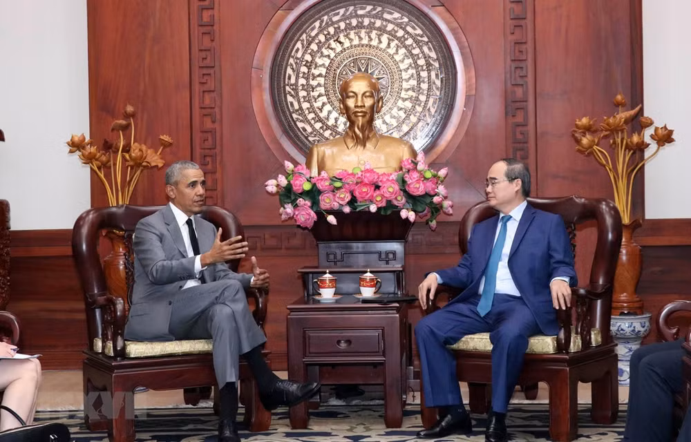 Apoya Barack Obama fortalecimiento de las relaciones entre EE.UU. y Vietnam ảnh 1