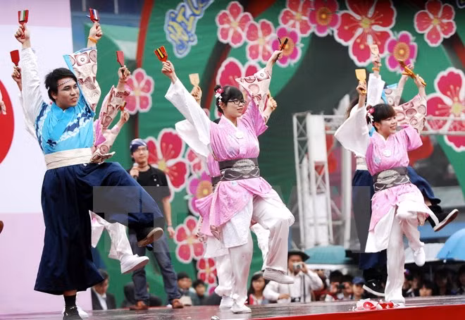 Jóvenes vietnamitas y japoneses realizan intercambios culturales ảnh 1