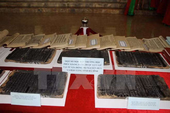 Exhiben en Hanoi planchas xilográficas declaradas patrimonio documental mundial ảnh 1