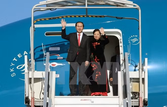 Presidente de Vietnam inicia visita estatal a China ảnh 1