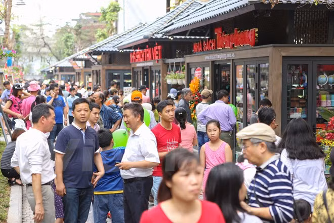 Calle de libros de Hanoi atrae gran interés del público ảnh 1