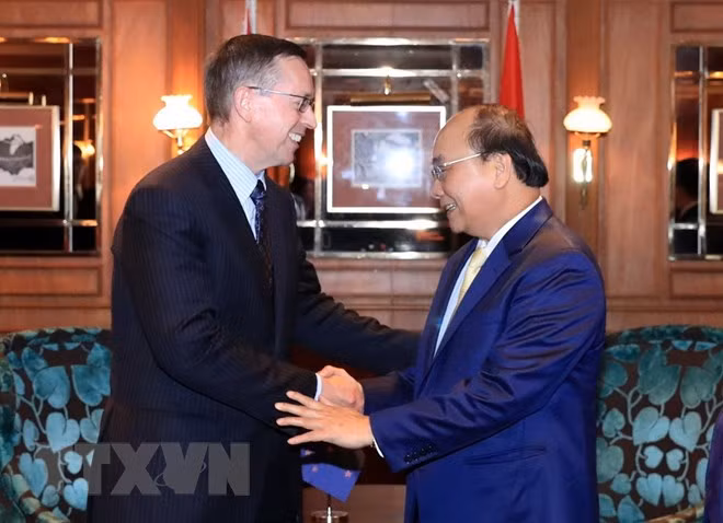 Premier vietnamita sostiene encuentros con gerentes de empresas neozelandesas ảnh 1