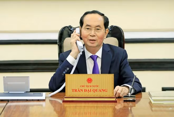 Presidente vietnamita felicita a su par ruso y extiende pésame por incendio en Kemorovo ảnh 1
