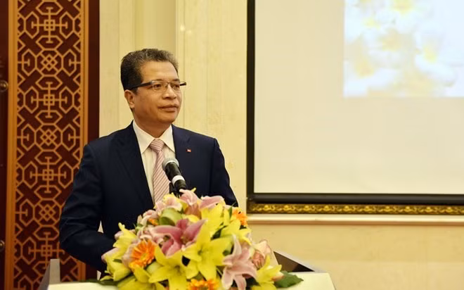 Embajadas de Vietnam y Laos en China mantienen intercambio de amistad ảnh 1