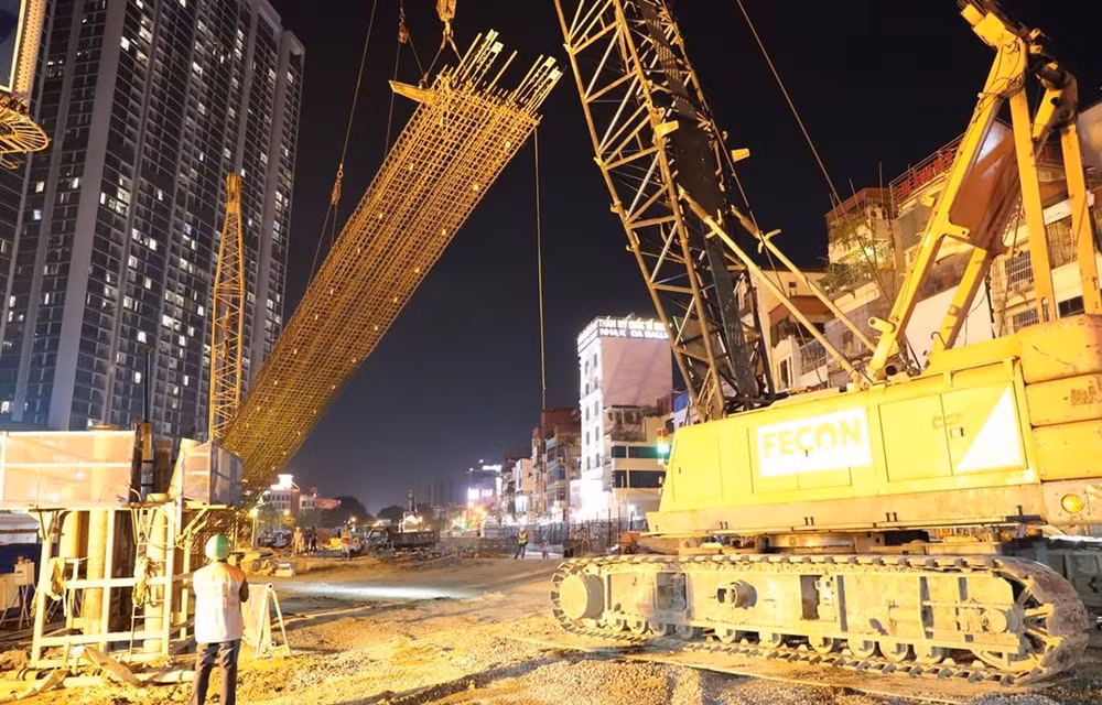 Completarán tuneladora de tramo subterráneo del metro Hanoi ảnh 3