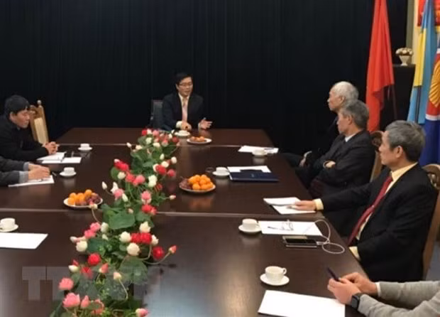 Embajador vietnamita destaca desempeño de comunidad de coterráneos en Ucrania ảnh 1