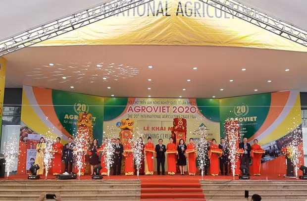 AgroViet2020 en Hanoi destaca numerosos productos agrícolas nacionales ảnh 1