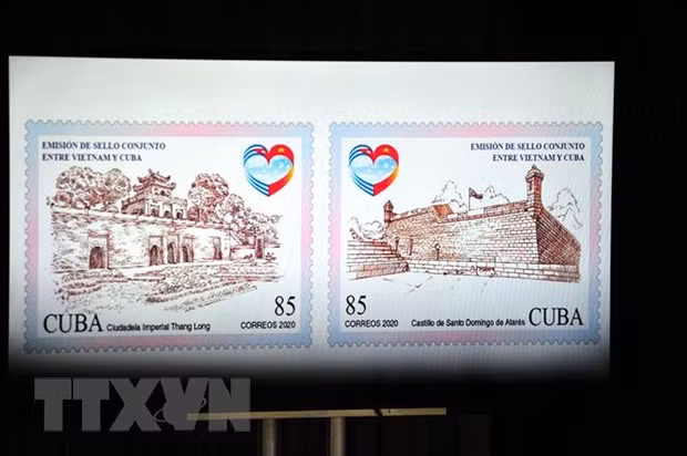 Cancelan Vietnam y Cuba sello postal por 60 años de nexos ofciales ảnh 1