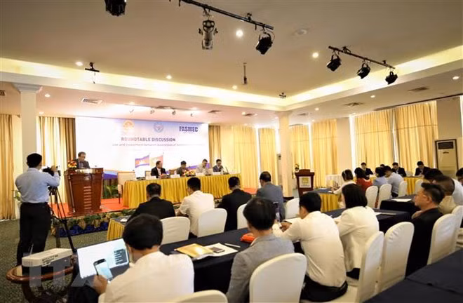 Promueven Vietnam y Camboya cooperación comercial ảnh 1