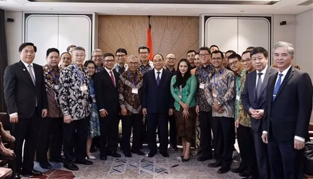 Presidente recibe al titular de Asociación de Amistad Indonesia - Vietnam ảnh 2