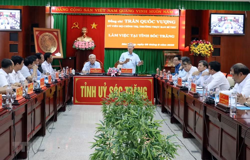 Delegación del Comité Central del Partido de trabajo en Soc Trang ảnh 1