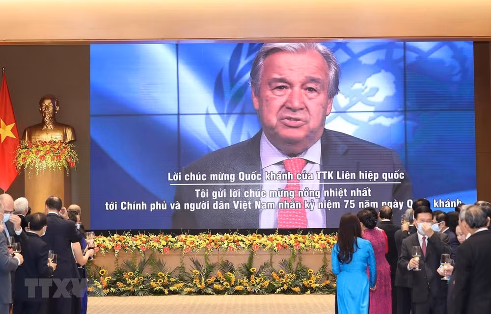 Secretario general de la ONU, António Guterres, felicita a Vietnam por el Día Nacional ảnh 1