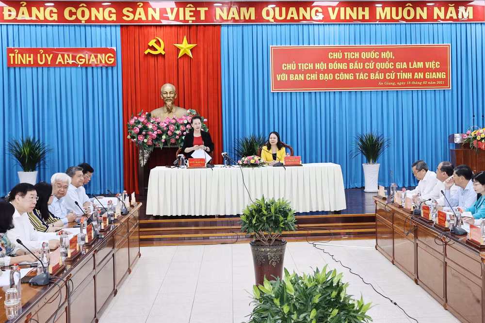 Revisan preparativos de provincia vietnamita de An Giang para elecciones parlamentarias ảnh 1