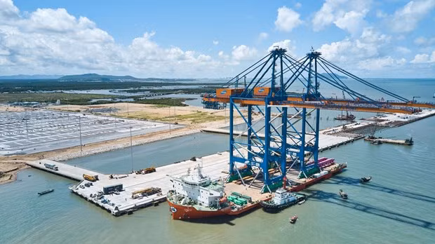 Ponen en operación puerto internacional Germalink en provincia vietnamita ảnh 1