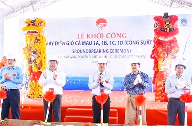 Emprenden proyecto de energía eólica en provincia vietnamita de Ca Mau ảnh 1