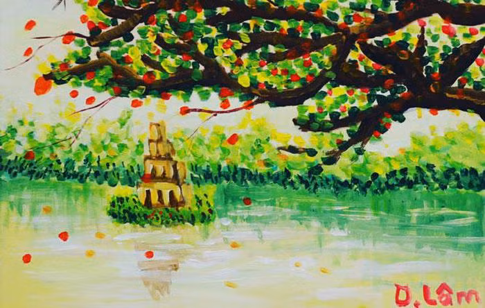 Exhibirán en Hanoi pinturas realizadas por niños con autismo ảnh 1 Exhibirán en Hanoi pinturas realizadas por niños con autismo ảnh 1