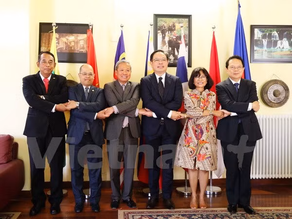 Vietnam cumple su mandato de presidente del Comité de ASEAN en Italia ảnh 1