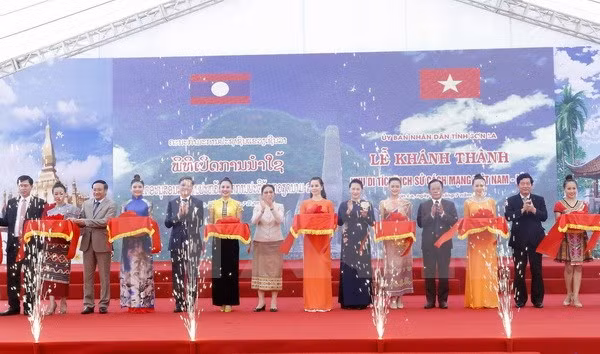 Inauguran sitio de reliquias históricas revolucionarias Vietnam-Laos ảnh 1