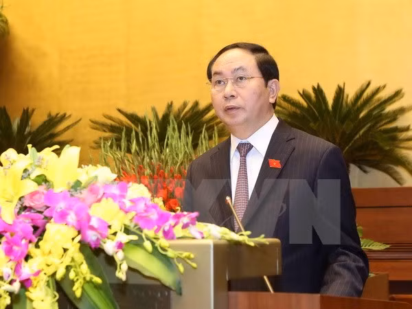 Líderes mundiales congratulan a nuevo presidente de Vietnam ảnh 1