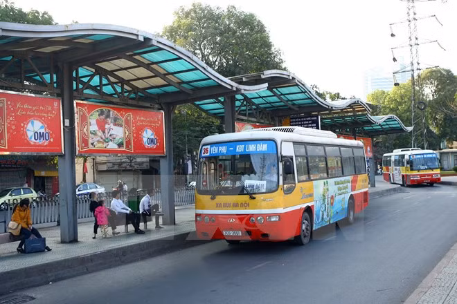 Hanoi: Esfuerzos por mejorar servicio de transporte público ảnh 1
