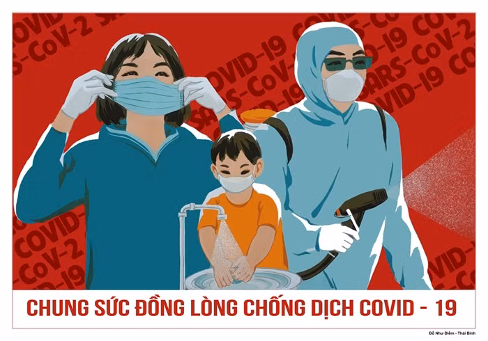 Nutrida participación en concurso de carteles sobre prevención del COVID-19 ảnh 1