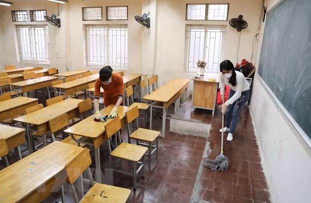 Suspensión de actividades escolares en Hanoi se prolongará hasta abril próximo ảnh 1