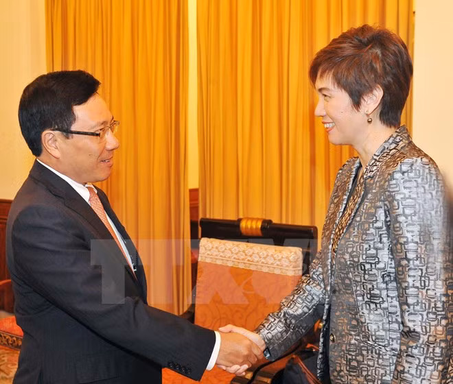 Vicepremier llama a Singapur a facilitar entrada a mercancías vietnamitas ảnh 1