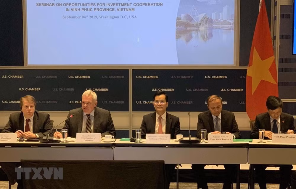 Promueve provincia vietnamita de Vinh Phuc inversiones estadounidenses ảnh 1