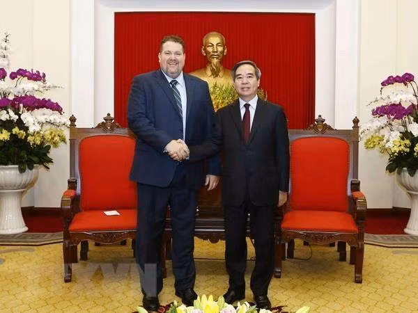 Reafirma dirigente partidista de Vietnam apoyo a corporación petrolero estadounidense ảnh 1