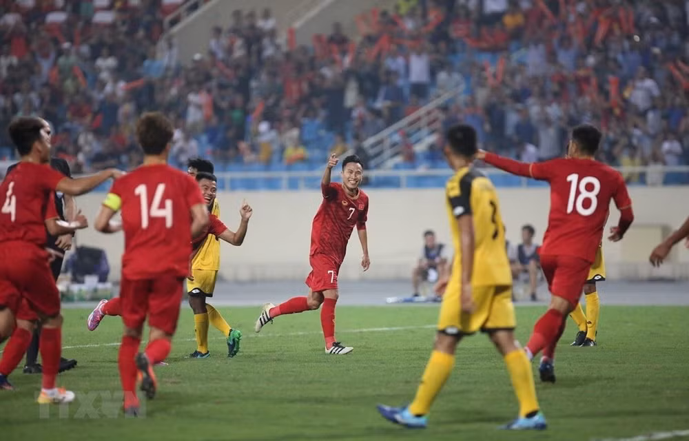 Vietnam golea 6-0 a Brunei en la fase de clasificación asiática de fútbol sub 23 ảnh 1