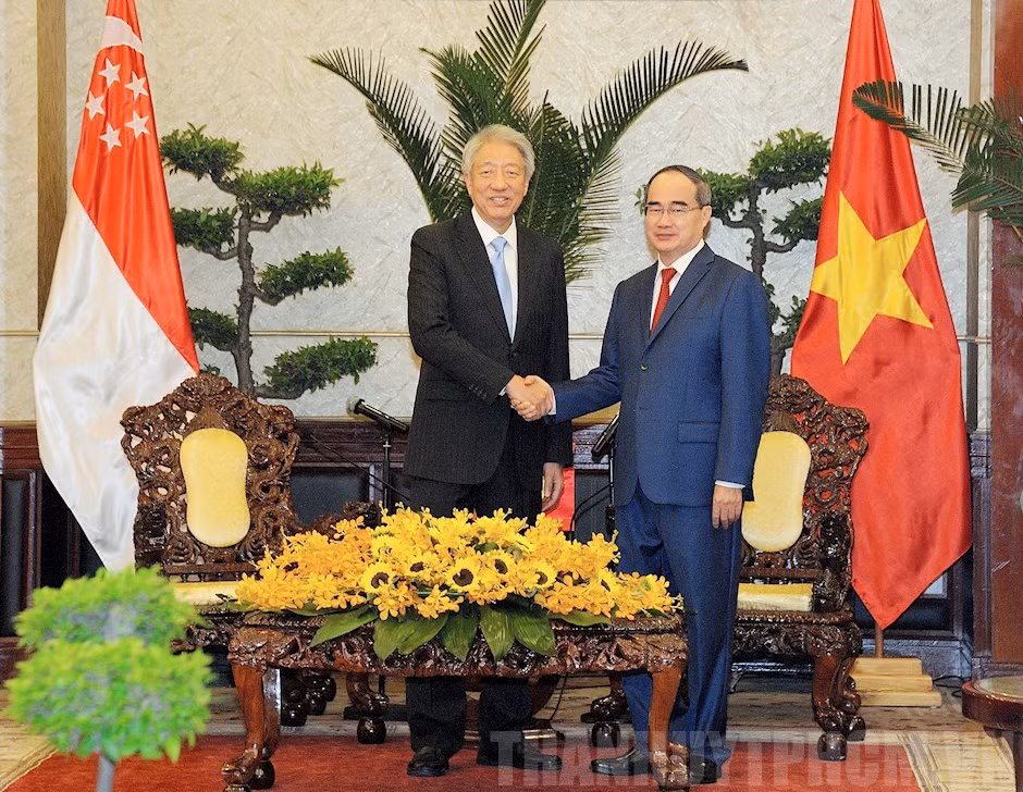 Desea Ciudad Ho Chi Minh colaborar con Singapur en construcción de urbe inteligente ảnh 1