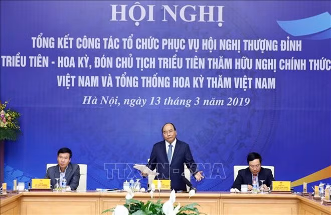 Premier vietnamita elogia esfuerzos de agencias y localidades para la organización de Cumbre entre EE.UU. y RPDC ảnh 1 Premier vietnamita elogia esfuerzos de agencias y localidades para la organización de Cumbre entre EE.UU. y RPDC ảnh 1