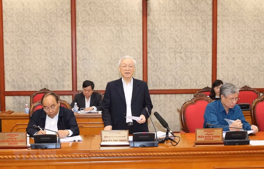 Revisa máximo dirigente vietnamita la implementación de resolución sobre construcción partidista ảnh 1