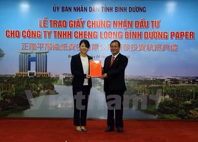 Inversión taiwanesa en construcción de planta de papel en Binh Duong ảnh 1