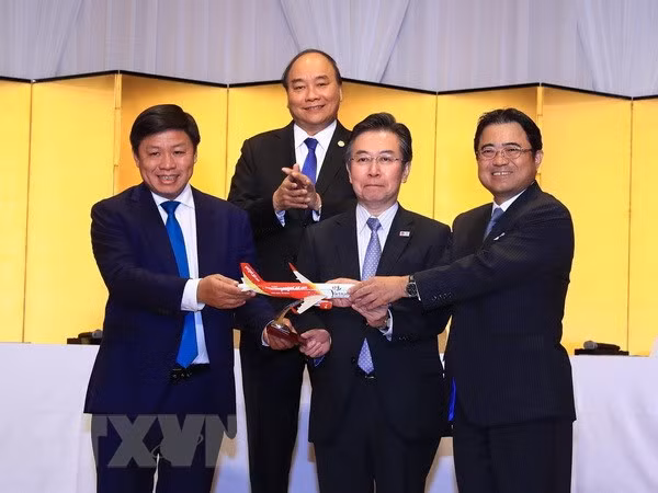 Aerolínea Vietjet Air inaugura tres rutas entre Vietnam y Japón ảnh 1