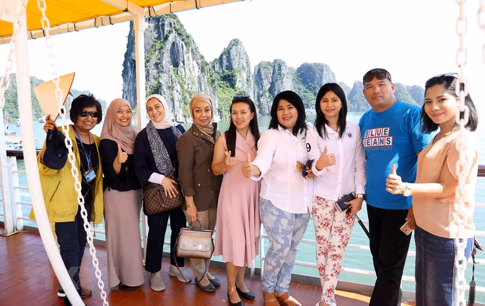 Ha Long recibirá al turista extranjero número 15 millones de Vietnam ảnh 1