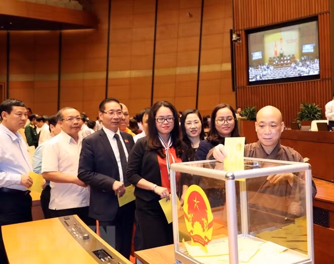 Nominación del Secretario General del PC de Vietnam como Presidente de Estado alcanza alto consenso de diputados ảnh 1
