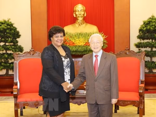 Dirigente partidista vietnamita reitera apoyo a causa revolucionaria del pueblo cubano ảnh 1
